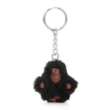 Kipling Sven Extra Small Classic Monkey Keychain Accessories Black Tonal | AU 1963AH